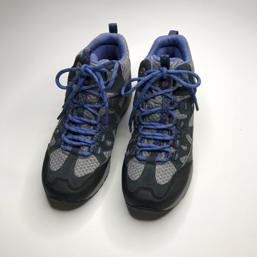 Merrell Zeolite Mid Waterproof Boots Perrywinkle 6